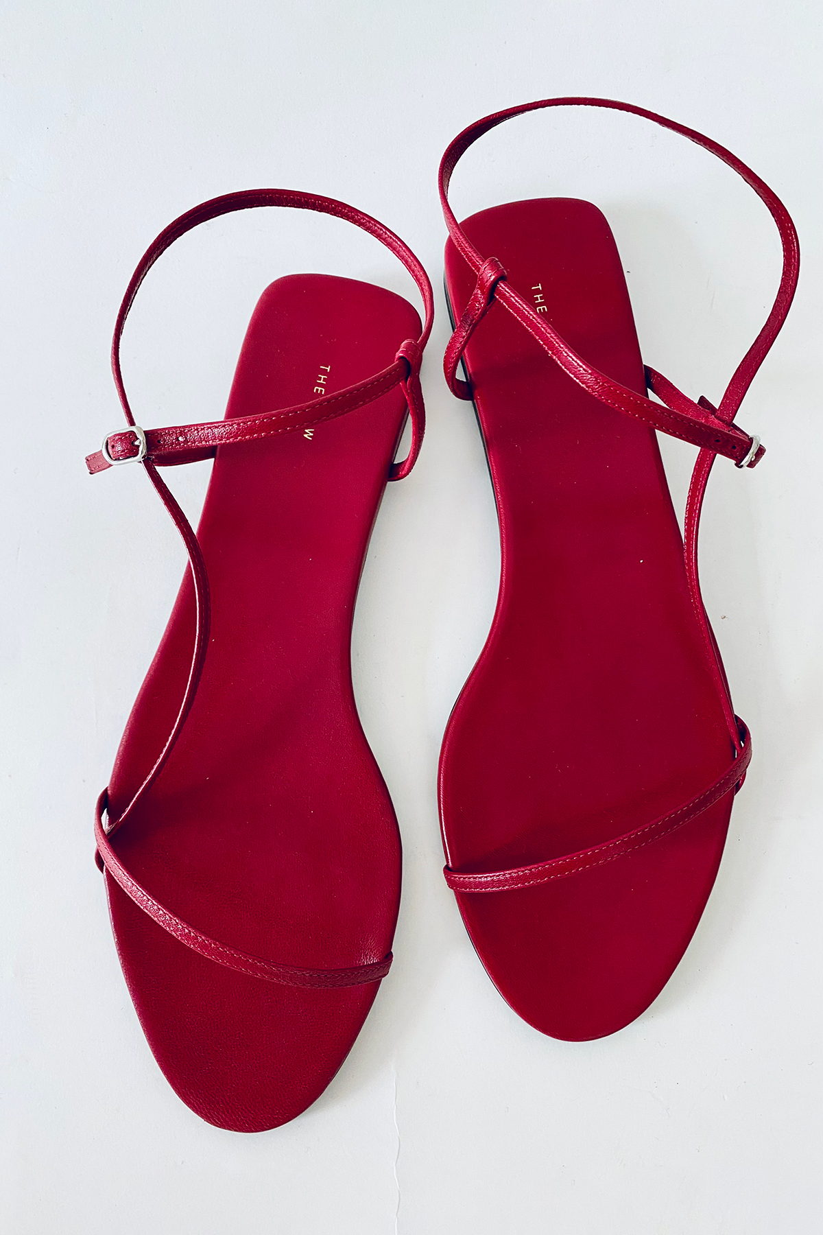 The Row sandal red incl box